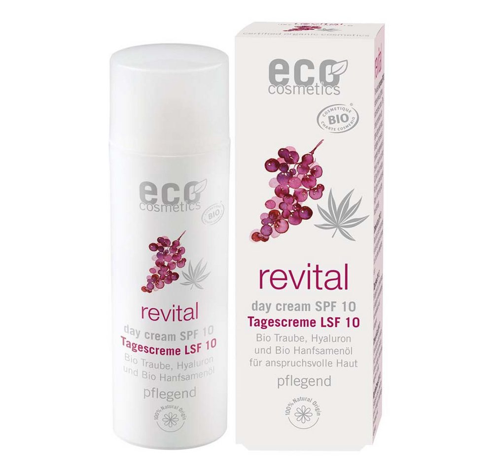 Eco Cosmetics Tagescreme revital - Tagescreme LSF10 50ml von Eco Cosmetics