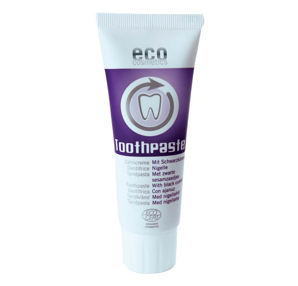 Eco Cosmetics Zahnpasta Teeth - Zahncreme Schwarzkümmel 75ml 2er Pack von Eco Cosmetics