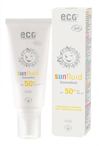 eco cosmetics Kids Sonnenfluid LSF 50 (6 x 100 ml) von Eco Cosmetics