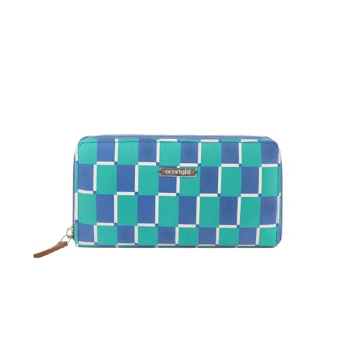 Eco Right Canvas Geldbörse für Frauen mit Reißverschluss, 100% Bio-Baumwolle, Geldbörse für Frauen mit Kartenhalter und Handytasche, Clutches for Women & Gifts for Women Wallet von Eco Right