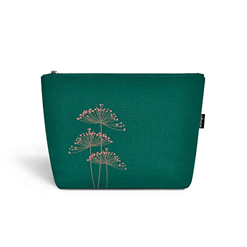 Eco Right Kosmetiktasche, Reise-Makeup-Tasche für Frauen & Mädchen, Canvas Zipper Pouch für Geldbeutel von Eco Right