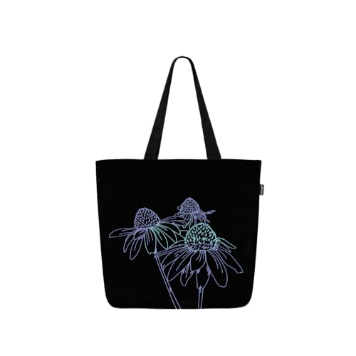 Ecoright Ästhetische Canvas-Tragetasche für Damen, große Reißverschlusstasche mit Tasche, Schule, Arbeit, Strand, Yoga, Geschenke, Damen-Tragetasche, Nachtgarten, Einheitsgröße Ecoright Ästhetische Canvas-Tragetasche für Damen, große Reißverschlusstasche mit Tasche, Schule, Arbeit, Strand, Yoga, Geschenke, Damen-Tragetasche, Nachtgarten, Einheitsgröße von Eco Right