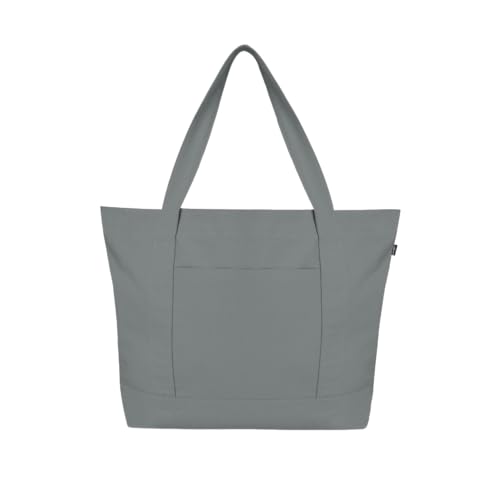 Ecoright Canvas Tote Bag for Women with Zip & Inner Pocket, 100% Organic Cotton Tote Bags for Men, Shopping, Beach Ecoright Canvas Tote Bag for Women with Zip & Inner Pocket, 100% Organic Cotton Tote Bags for Men, Shopping, Beach von Eco Right
