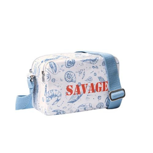 Ecoright Crossbody Bag Damen, Canvas Damen Handtasche Klein Und Umhängetasche Damen Mit Cotton Verstellbarem Riemen von Eco Right