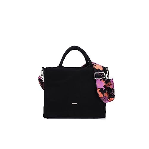 Ecoright handtasche damen groß, shopper damen mehrfarbig gestreift Umhängetasche Laptop Tasche für Büro Business Arbeit von Eco Right