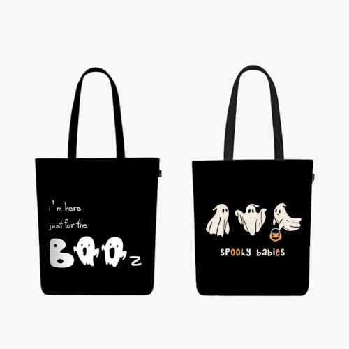 Ecoright Shopping Bag, Cotton Fabric Bag, Printed with Zip, Robust Carry Bag with Handle, Fabric Bag for Women, Utility von Eco Right