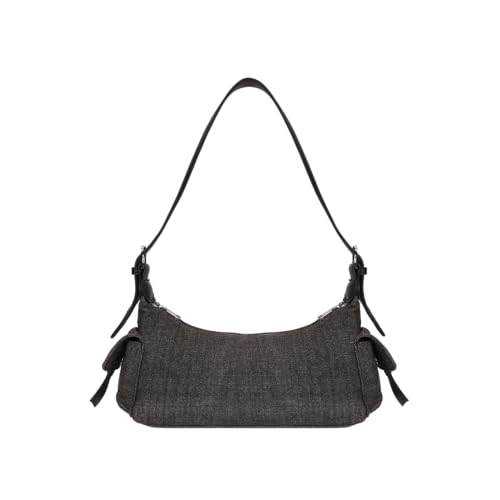 Ecoright Umhängetasche Damen mit verstellbarem und abnehmbarem Schultergurt, stilvolle Denim-Handtasche Damen mit mehreren Taschen von Eco Right