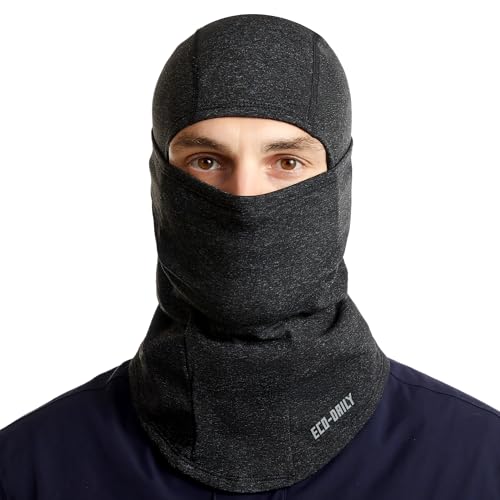 Eco-daily Winter Fahrrad Sturmhaube Balaclava für Herren Damen,Winddicht Warm Skimaske Motorrad Sturmhaube(Grau) von Eco-daily