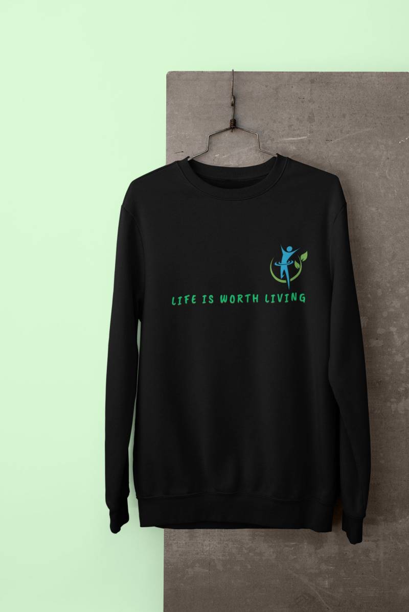 Das Leben Lohnt Sich - Unisex Drop Schulter Sweatshirt Das Leben Lohnt Sich - Unisex Drop Schulter Sweatshirt von EcoGoods1