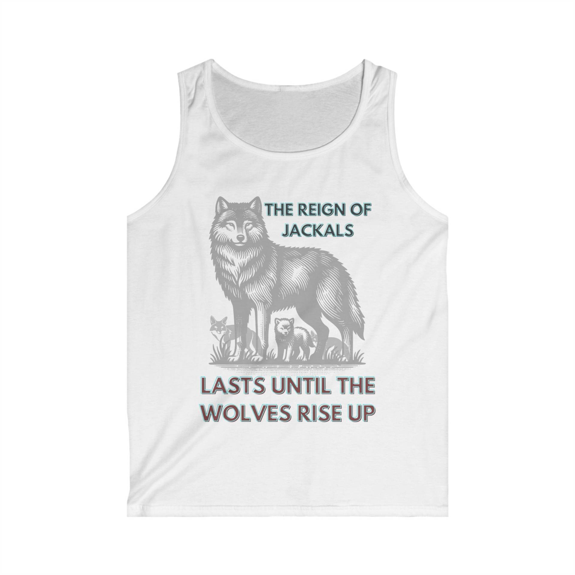 Männer Softstyle Tank Top - Wilder Wolf Und Jackals Design Männer Softstyle Tank Top - Wilder Wolf Und Jackals Design von EcoGoods1