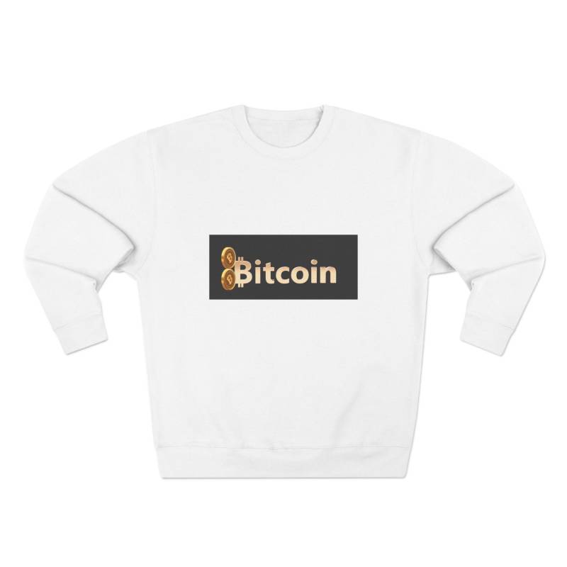 Unisex Rundhals-Sweatshirt, Bitcoin Logo Softstyle Unisex Rundhals-Sweatshirt, Bitcoin Logo Softstyle von EcoGoods1
