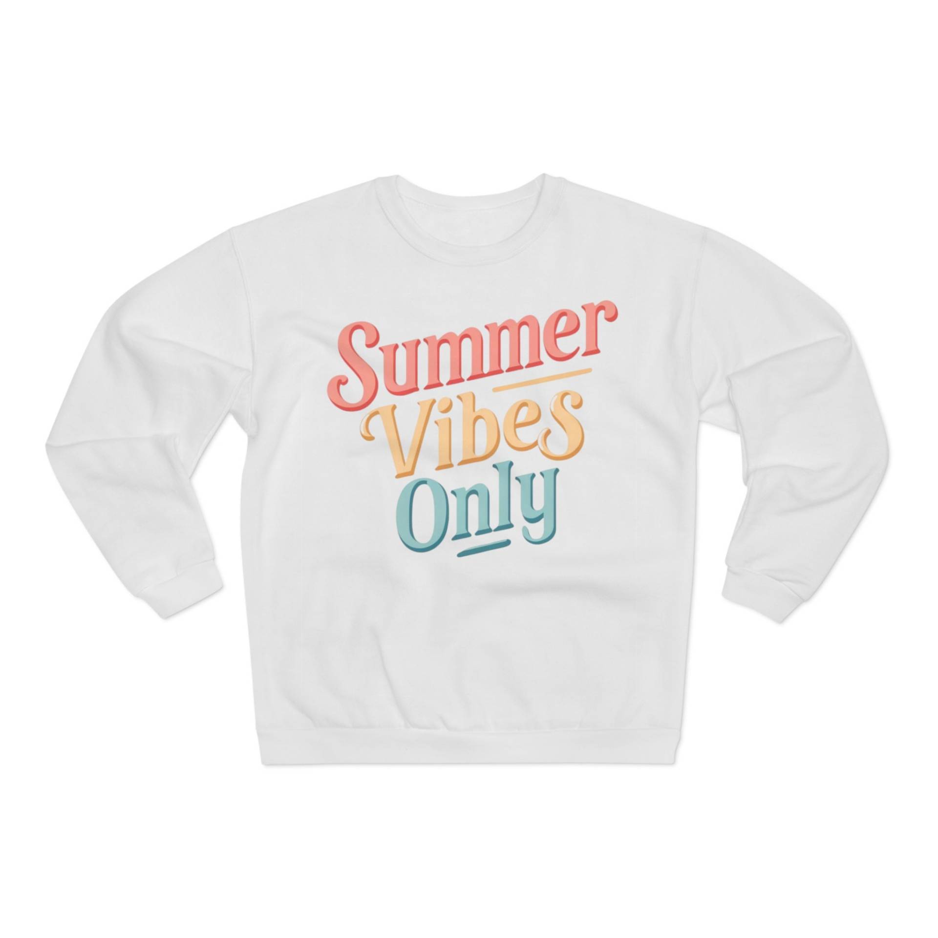 Unisex Summer Vibes Only Rundhals-Sweatshirt | Eu Unisex Summer Vibes Only Rundhals-Sweatshirt | Eu von EcoGoods1