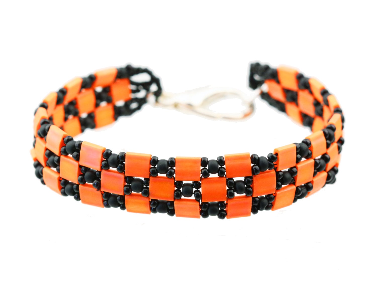 Halloween-Schachbrett-Armband Made in Usa Halloween-Schachbrett-Armband Made in Usa von EcoKDesignStudio