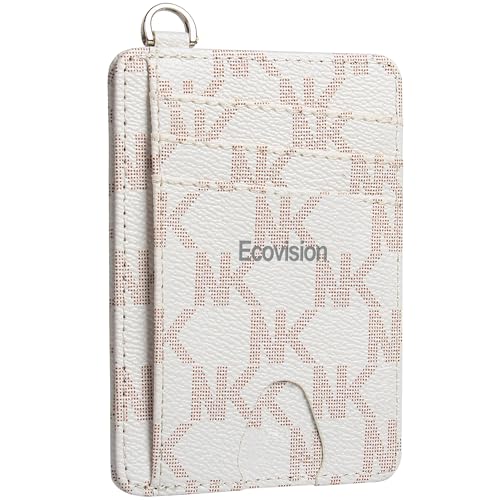 EcoVision Schlanke, minimalistische Vordertasche, RFID-blockierend, Kreditkartenetui mit abnehmbarem D-Schäkel für Damen und Herren, NK-Beige, Slim Jeans (schmales Bein) von EcoVision