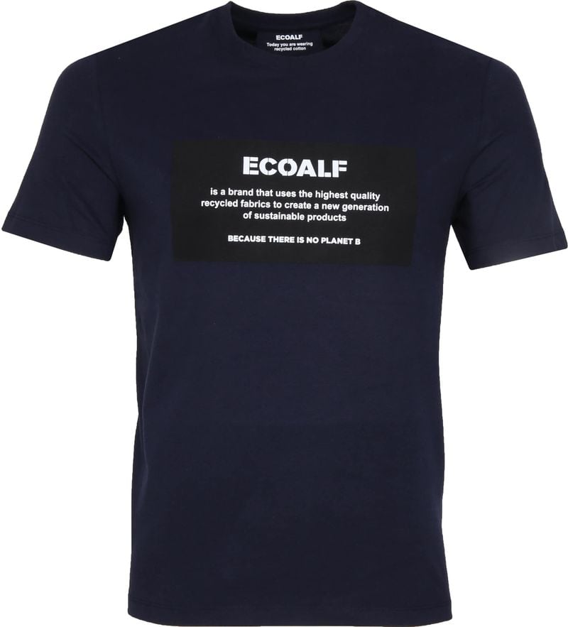 Ecoalf Natal T-Shirt Label Dunkelblau - Größe XXL von Ecoalf