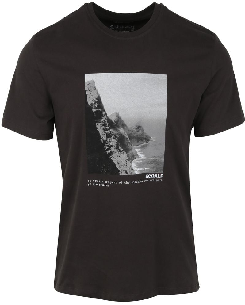 Ecoalf T-Shirt Label Schwarz - Größe XL von Ecoalf
