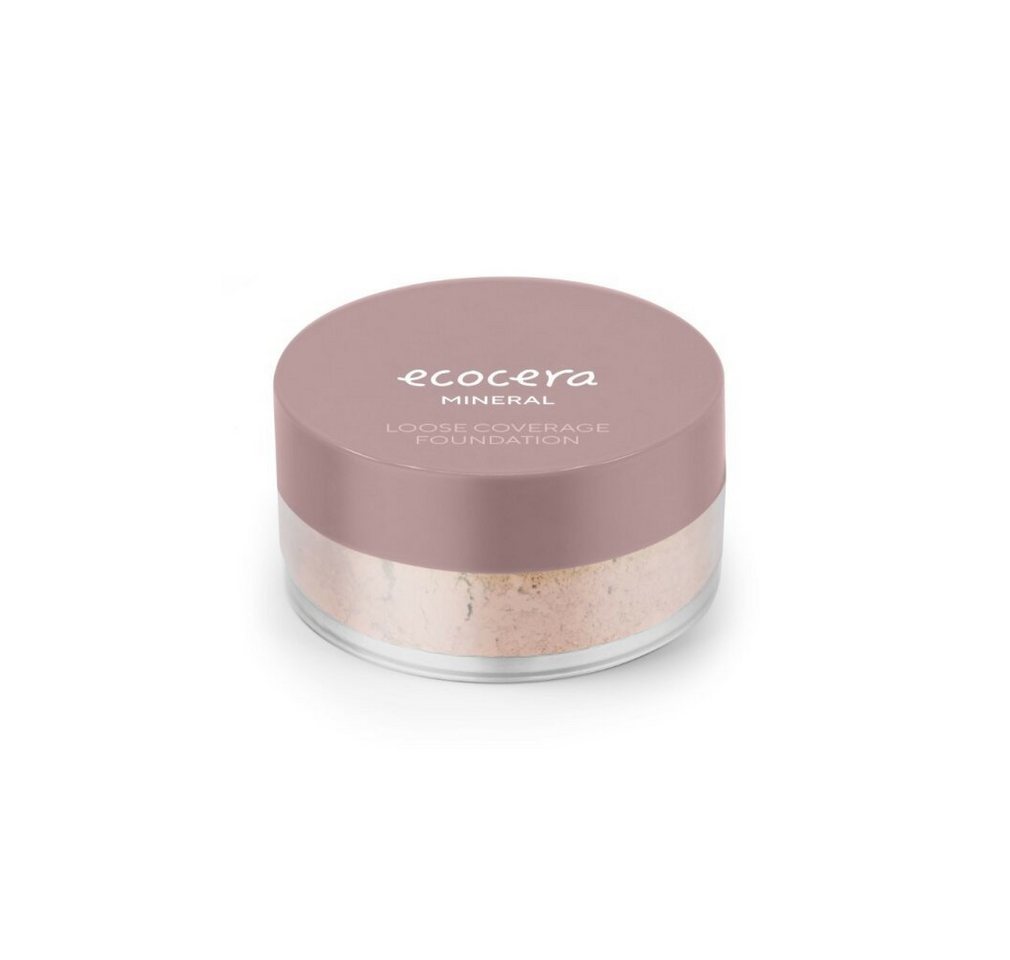 Ecocera Foundation Powder Covering Mineral Foundation W4 MONACO (warmer Farbton) von Ecocera