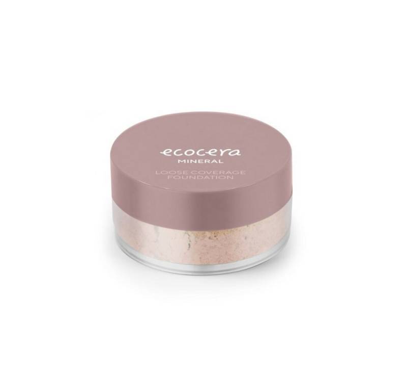 Ecocera Foundation Powder Covering Mineral Foundation W6 HAVANA (warmer Farbton) von Ecocera