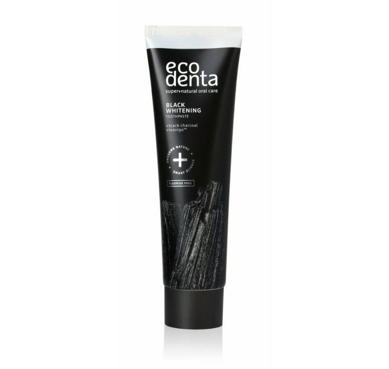 Ecodenta Zahnpasta Black Whitening Zahnpasta mit Holzkohle 100ml von Ecodenta