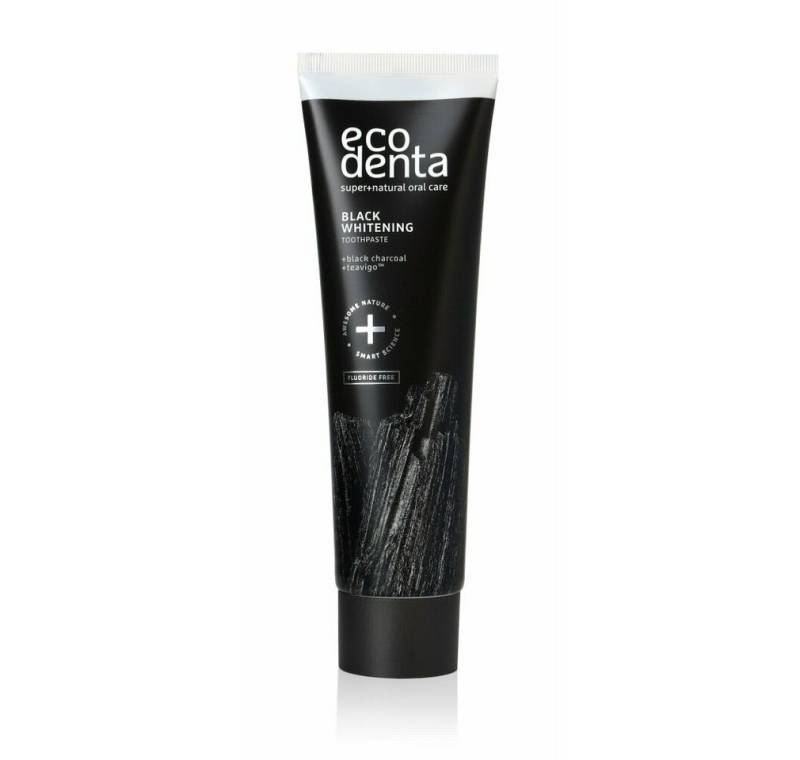 Ecodenta Zahnpasta Black Whitening Zahnpasta mit Holzkohle 100ml von Ecodenta