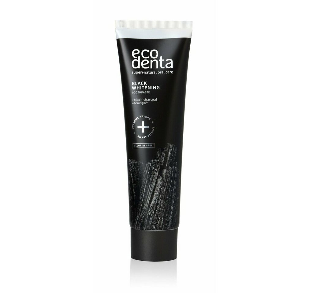Ecodenta Zahnpasta Black Whitening Zahnpasta mit Holzkohle 100ml von Ecodenta