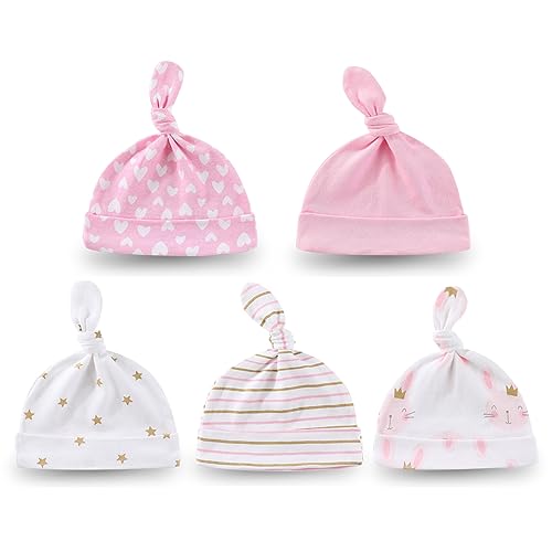 Ecojoy Neugeborenes Baby Junge und Mädchen Baumwolle Hüte Tiny Baby Beanie elastisch, Kaninchen. Hut. von Ecojoy