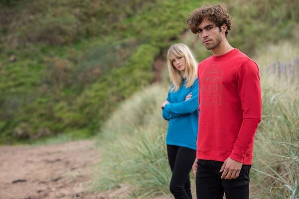 Ecologie by AWDis Banf Sweater Pullover Sweatshirt Shirt Leichtes etwas grober gestrickter Sweater von Ecologie by AWDis