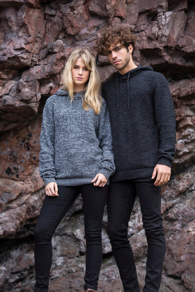 Ecologie by AWDis Iguazu Knitted Hoody Strickhoodie Kapuzenpullover von Ecologie by AWDis