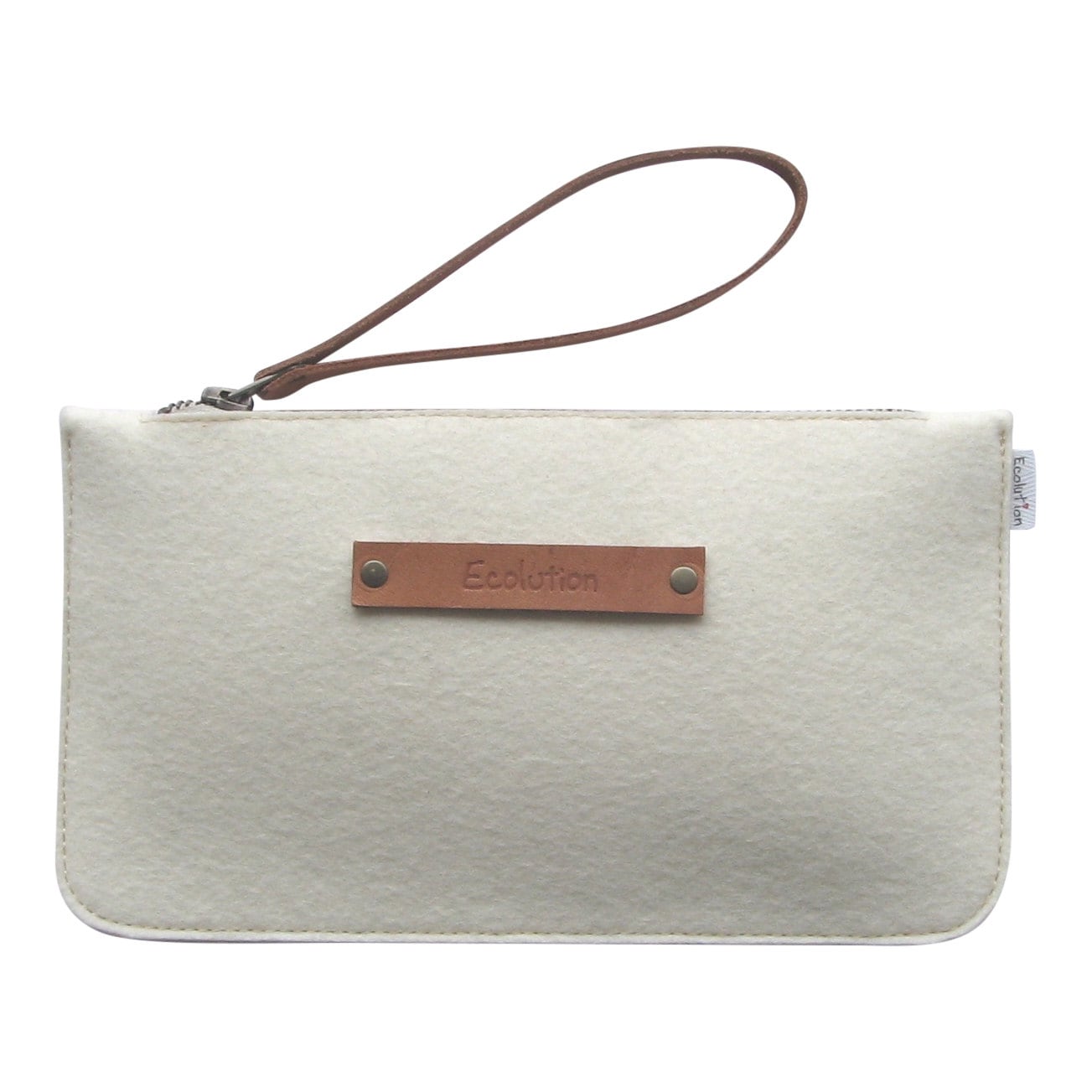 Handgefertigte Wollfilz-Clutch Iphone Hülle Mit Lederband -Weihnachtsgeschenk von Ecolution