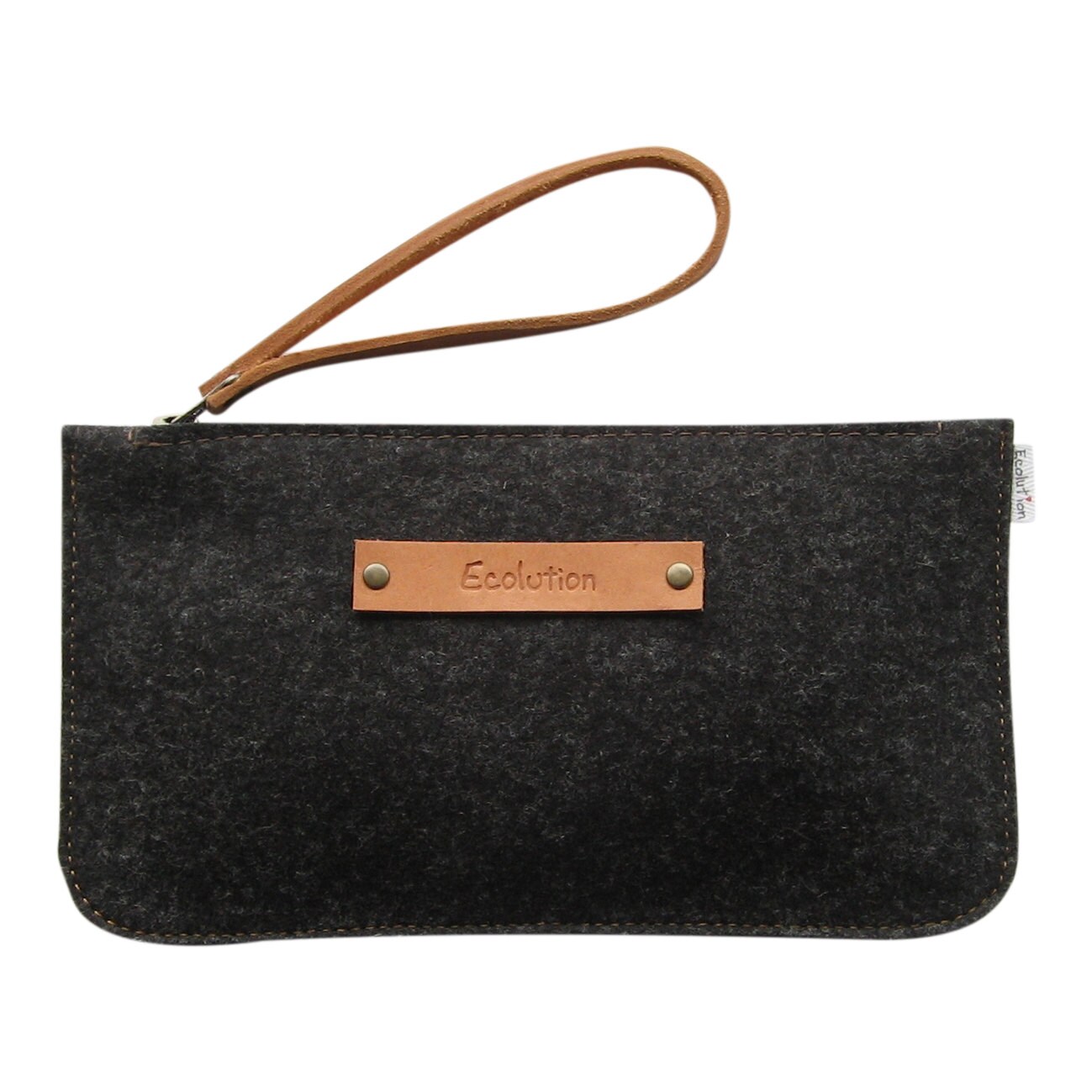 Handgemachte Wollfilz-Clutch Iphone-Handtasche von Ecolution