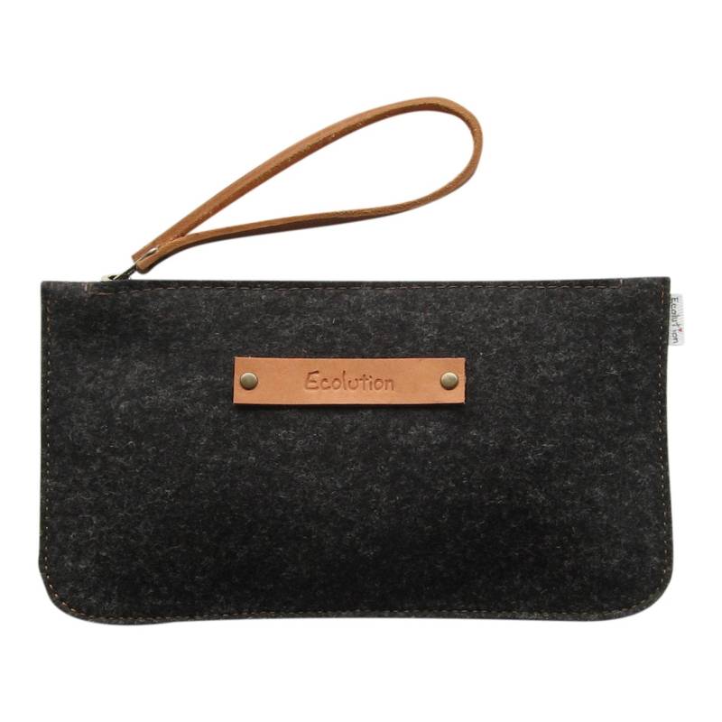 Handgemachte Wollfilz-Clutch Iphone-Handtasche von Ecolution