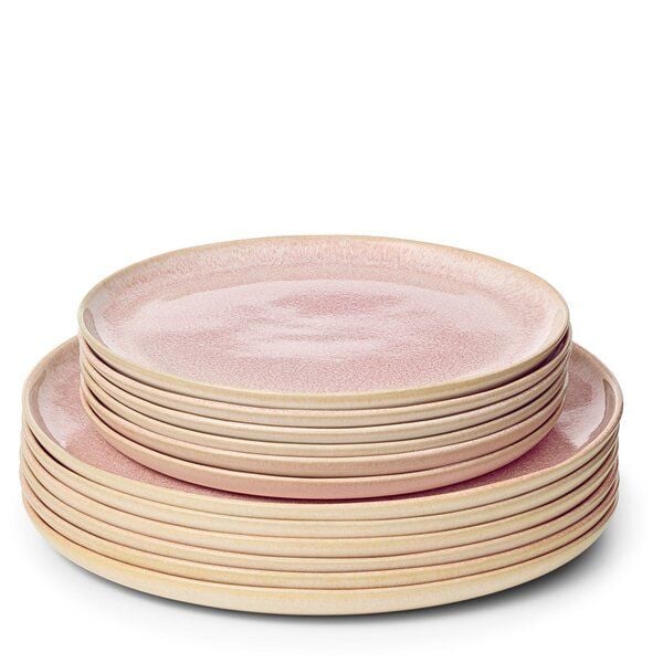 Econovo Geschirrset Keramikteller Handgemacht 12-tlg. von Econovo