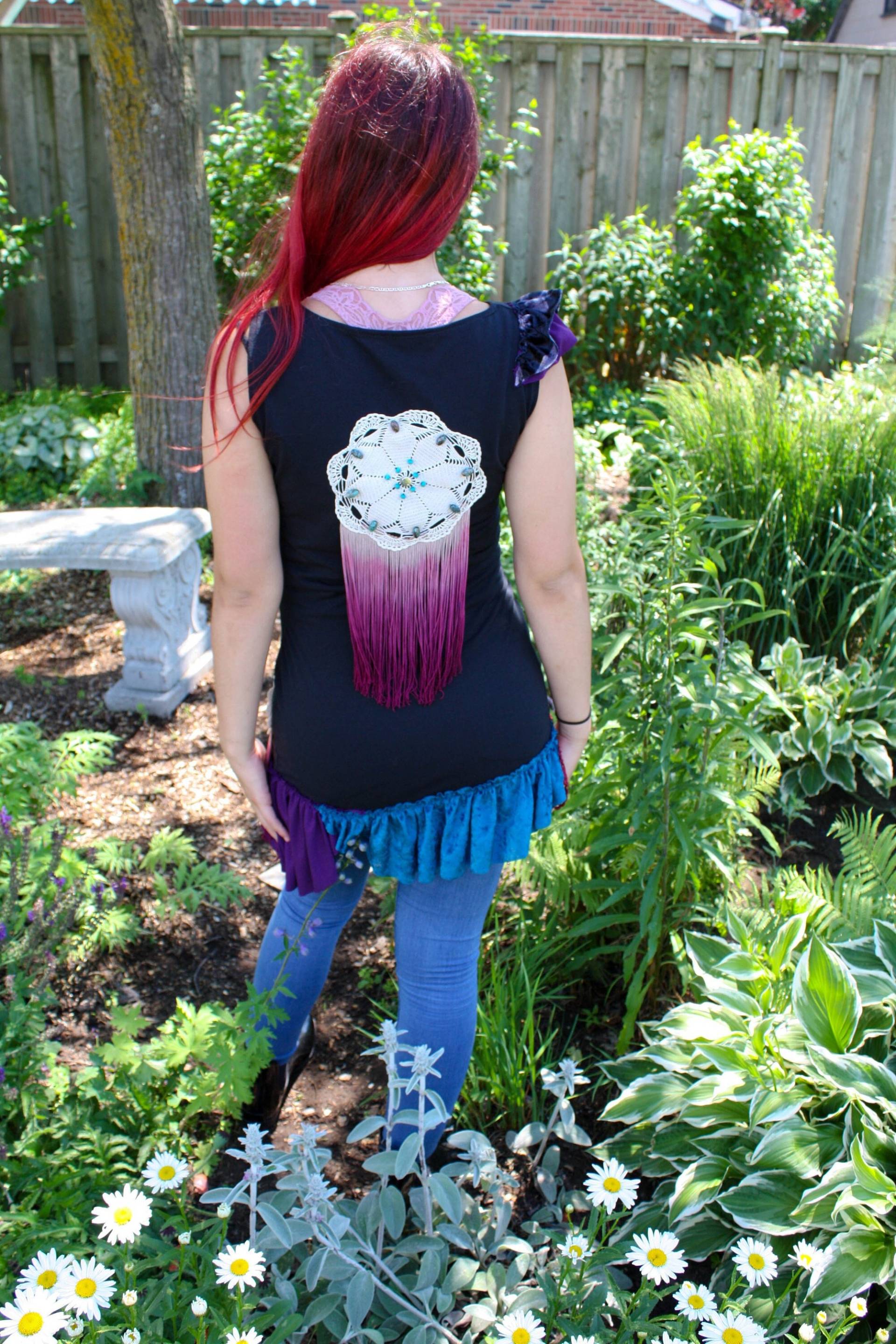 Ethereal Weißkopfseeadler Traumfänger T-Shirt Kleid Boho Fransen Tunika Für Tierliebhaber Ethereal Weißkopfseeadler Traumfänger T-Shirt Kleid Boho Fransen Tunika Für Tierliebhaber von EcosDIY