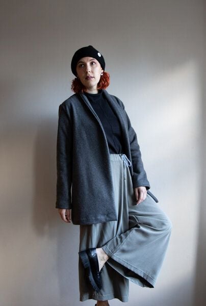 Ecostories Cardigan Kuschelwerk aus 100% Biobaumwollfleece von Ecostories