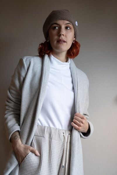 Ecostories Cardigan Kuschelwerk aus 100% Biobaumwollfleece von Ecostories