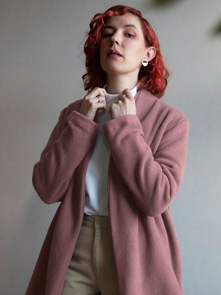 Ecostories Cardigan Kuschelwerk aus 100% Biobaumwollfleece von Ecostories