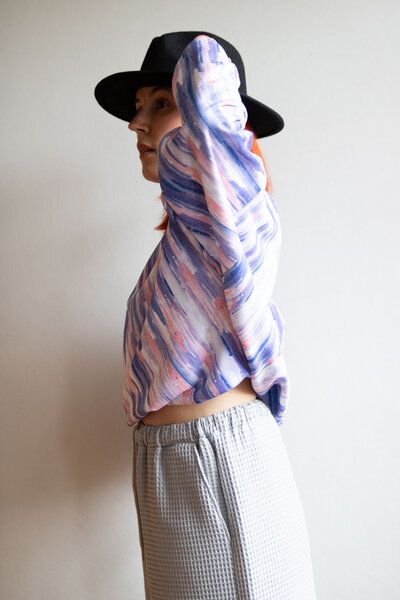 Ecostories Oversized Sweatshirt Seereflexion von Ecostories