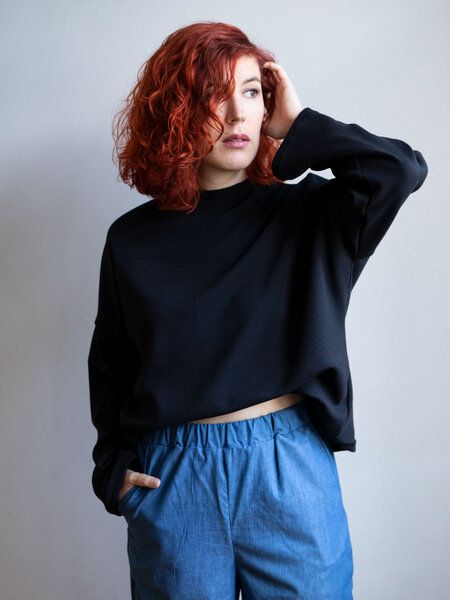 Ecostories Turtleneck Pullover classico Ecostories Turtleneck Pullover classico von Ecostories