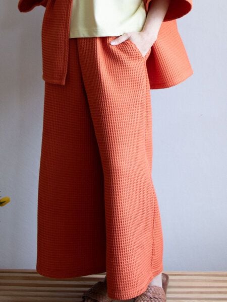 Ecostories weite Hose Waffel von Ecostories