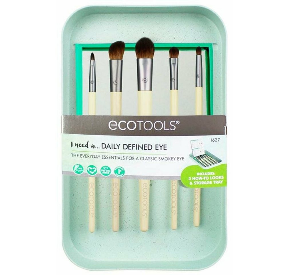 Ecotools Kosmetikpinsel-Set Daily Defined Eye 6 Artikel von Ecotools