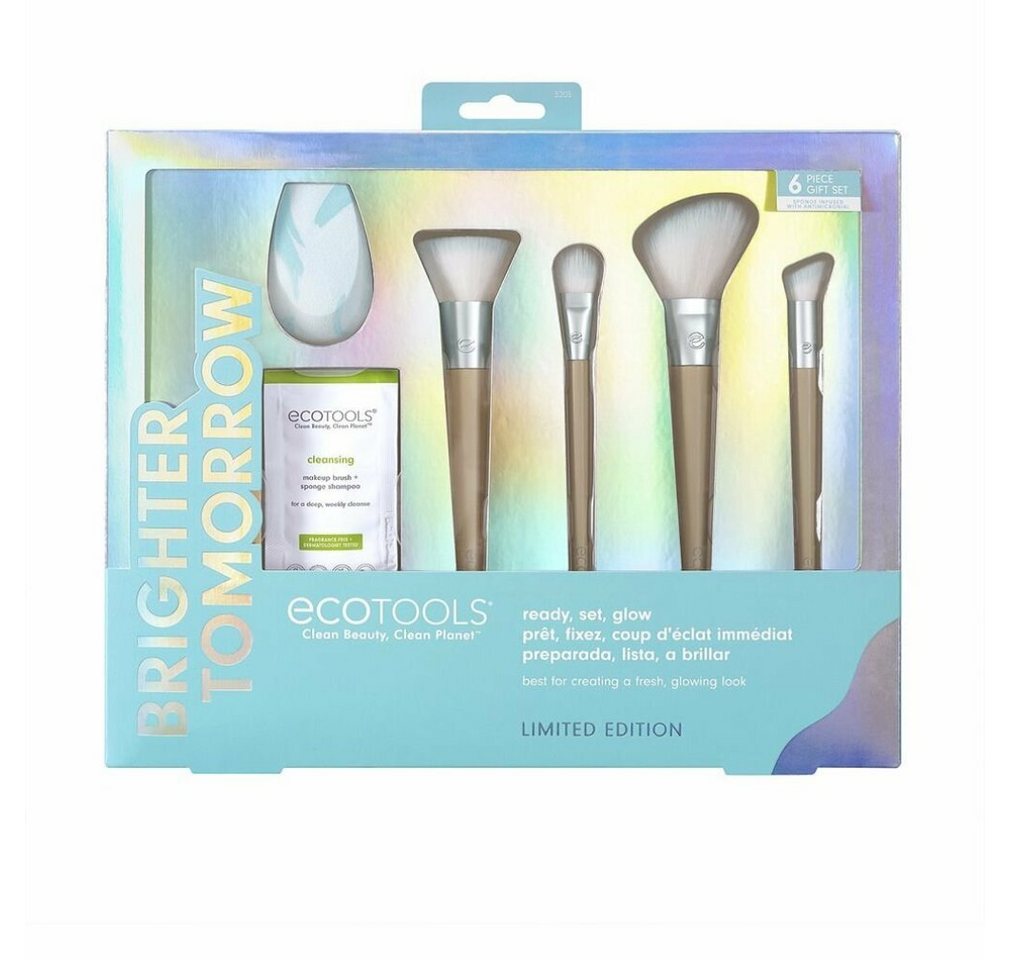 Ecotools Kosmetikpinsel-Set Brighter Tomorrow Ready Set Glow Set 5 Artikel von Ecotools
