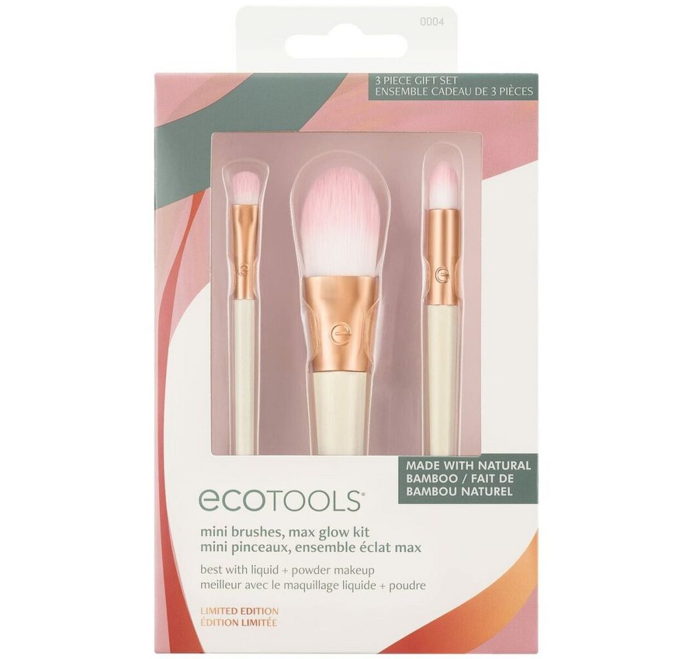 Ecotools Kosmetikpinsel-Set Ready Glow Lote 3 Piezas von Ecotools