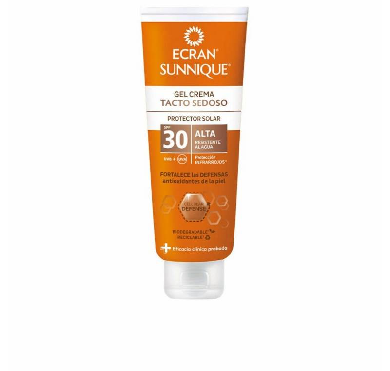 Ecran Make-up-Entferner Sunnique Silky Touch Cream Gel Spf30 250ml von Ecran