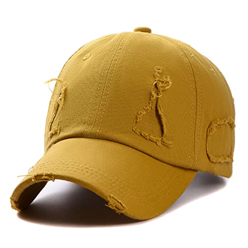 Ecroon Baseball Cap Damen Unisex Kappe Verstellbar Baseboard Athletic Baseballkappe Mütze Baseballkappe Anti-UV Sonnenhüt Herren Baseball Caps von Ecroon