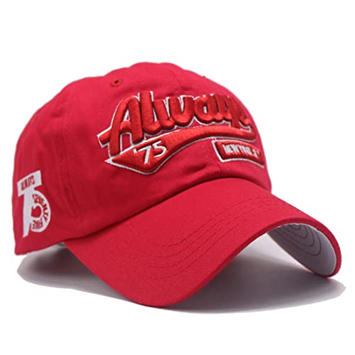 Ecroon Baseball Cap Herren Unisex Kappe Verstellbar Baseboard Athletic Baseballkappe Mütze Outdoor Baseballkappe von Ecroon