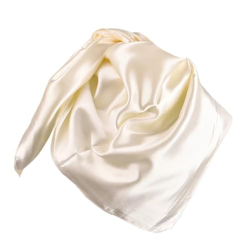 Ecroon Damen Halstücher Seidenimitation Seidenschal Satin Schal Seidentuch Halstuch Halstücher Stirnband Kopftücher von Ecroon