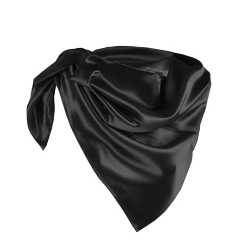 Ecroon Damen Halstücher Seidenimitation Seidenschal Satin Schal Seidentuch Halstuch Halstücher Stirnband Kopftücher von Ecroon