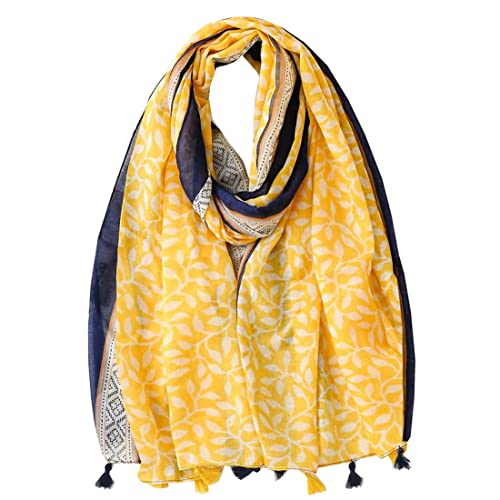 Ecroon Damen Stolen Schal Kopftücher Halstuch Festlich Stola Sommer Schal Sonnenschutz Scarf für Sandstrand von Ecroon