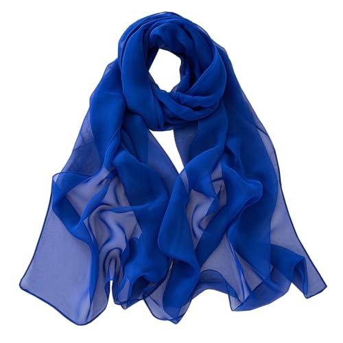 Ecroon Halstücher Seiden schal Damen Lange Tücher Hochwertiges Seidentuch Seidenschal Halstuch Kopftücher von Ecroon