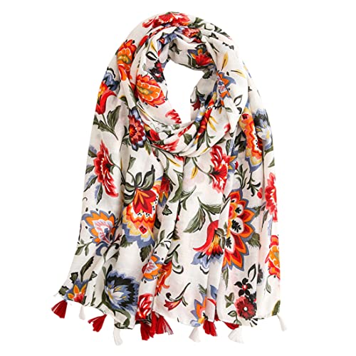 Ecroon Schal Elegant Damen Scarf Bandana Warmer Leicht Schals Tücher Stolen für den Winter Mädchen Geschenk von Ecroon